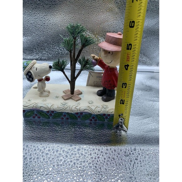 Jim Shore Peanuts Fig SNOOPY & CHARLIE BROWN TREE - A SPECIAL TREE 6015029 - Picture 6 of 7